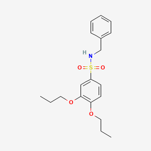 N-benzyl-3,4-dipropoxybenzenesulfonamide