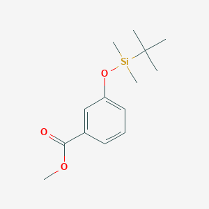 molecular formula C14H22O3Si B3046176 Methyl 3-((tert-butyldimethylsilyl)oxy)benzoate CAS No. 120687-94-7