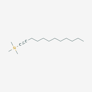 molecular formula C15H30Si B3046212 Silane, 1-dodecynyltrimethyl- CAS No. 121134-52-9