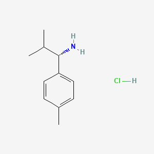 (S)-2-Methyl-1-(p-tolyl)propan-1-amine hydrochloride