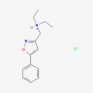 3-(Diethylaminomethyl)-5-phenylisoxazole hydrochloride