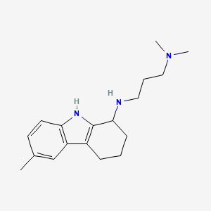 N,N-Dimethyl-N'-(6-methyl-2,3,4,9-tetrahydro-1H-carbazol-1-YL)propane-1,3-diamine