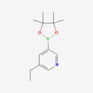 3-Ethyl-5-(4,4,5,5-tetramethyl-1,3,2-dioxaborolan-2-YL)pyridine
