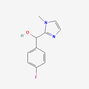 (4-Fluorophenyl)(1-methyl-1H-imidazol-2-YL)methanol