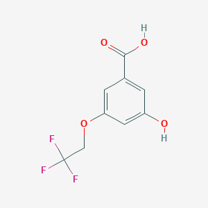 3-Hydroxy-5-(2,2,2-trifluoroethoxy)benzoic acid