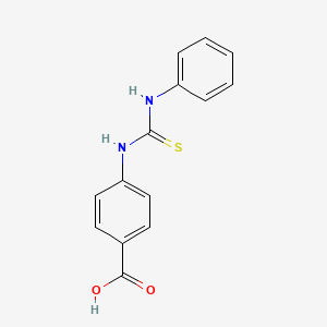 Benzoic acid, 4-(((phenylamino)thioxomethyl)amino)-