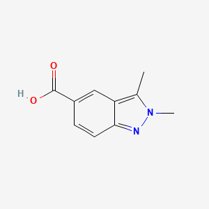 molecular formula C10H10N2O2 B3046362 2,3-Dimethyl-2H-indazole-5-carboxylic acid CAS No. 1234615-82-7