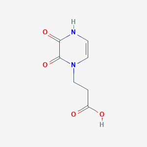 3-(2,3-Dioxo-1,2,3,4-tetrahydropyrazin-1-yl)propanoic acid
