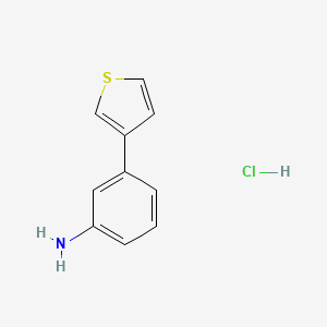 3-(Thiophen-3-yl)aniline hydrochloride