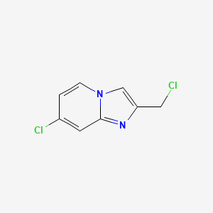 7-Chloro-2-(chloromethyl)imidazo[1,2-a]pyridine