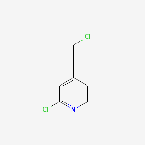 Pyridine, 2-chloro-4-(2-chloro-1,1-dimethylethyl)-