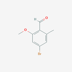 4-Bromo-2-methoxy-6-methylbenzaldehyde