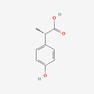 molecular formula C9H10O3 B3046446 (S)-2-(4-Hydroxyphenyl)propanoic Acid CAS No. 124578-19-4