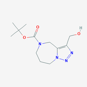 tert-Butyl 3-(hydroxymethyl)-7,8-dihydro-4H-[1,2,3]triazolo[1,5-a][1,4]diazepine-5(6H)-carboxylate