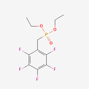 Phosphonic acid, [(pentafluorophenyl)methyl]-, diethyl ester