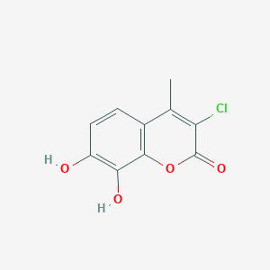 molecular formula C10H7ClO4 B304652 3-chloro-7,8-dihydroxy-4-methyl-2H-chromen-2-one 