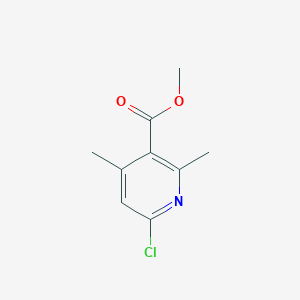 molecular formula C9H10ClNO2 B3046540 Methyl 6-chloro-2,4-dimethylnicotinate CAS No. 1256789-09-9