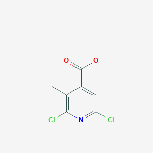 molecular formula C8H7Cl2NO2 B3046553 Methyl 2,6-dichloro-3-methylisonicotinate CAS No. 125849-96-9