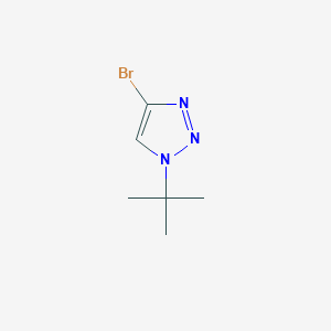 molecular formula C6H10BrN3 B3046601 4-Bromo-1-tert-butyl-1H-1,2,3-triazole CAS No. 1260666-19-0