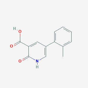 2-Hydroxy-5-(2-methylphenyl)nicotinic acid