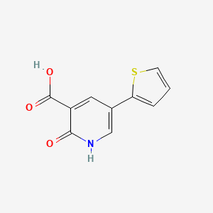 2-Hydroxy-5-(thiophen-2-YL)nicotinic acid
