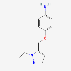 4-[(1-ethyl-1H-pyrazol-5-yl)methoxy]aniline