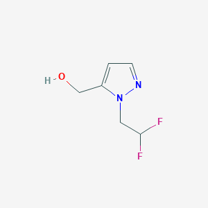 [1-(2,2-difluoroethyl)-1H-pyrazol-5-yl]methanol