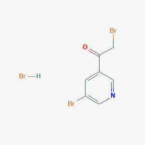 2-broMo-1-(5-broMopyridin-3-yl)ethanone hydrobroMide