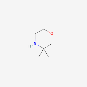 molecular formula C6H11NO B3046675 7-Oxa-4-azaspiro[2.5]octane CAS No. 126616-59-9
