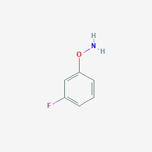molecular formula C6H6FNO B3046707 O-(3-fluorophenyl)hydroxylamine CAS No. 127682-43-3