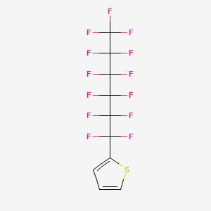 molecular formula C10H3F13S B3046722 Thiophene, 2-(tridecafluorohexyl)- CAS No. 128032-22-4