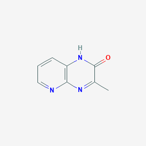 molecular formula C8H7N3O B3046728 3-METHYL-1H,2H-PYRIDO[2,3-B]PYRAZIN-2-ONE CAS No. 128102-81-8