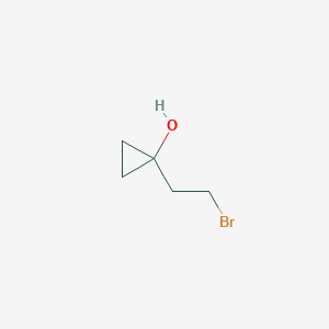 molecular formula C5H9BrO B3046732 1-(2-Bromoethyl)cyclopropan-1-ol CAS No. 128312-82-3