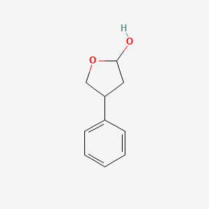 B3046734 4-Phenyltetrahydrofuran-2-ol CAS No. 128372-48-5