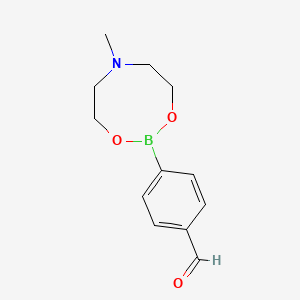 4-(6-Methyl-1,3,6,2-dioxazaborocan-2-yl)benzaldehyde