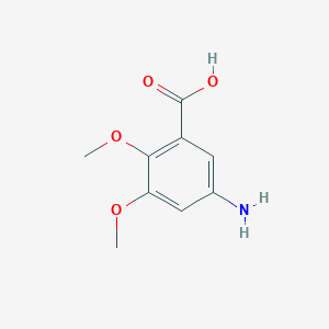 molecular formula C9H11NO4 B3046738 5-Amino-2,3-dimethoxybenzoic acid CAS No. 128670-46-2