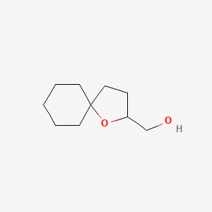 molecular formula C10H18O2 B3046753 {1-Oxaspiro[4.5]decan-2-yl}methanol CAS No. 129055-63-6