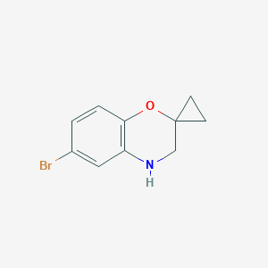 6-Bromo-3,4-dihydrospiro[benzo[b][1,4]oxazine-2,1'-cyclopropane]