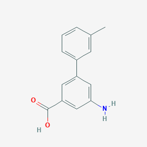 3-Amino-5-(3-methylphenyl)benzoic acid