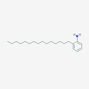 molecular formula C21H37N B3046768 2-Pentadecylaniline CAS No. 129639-61-8