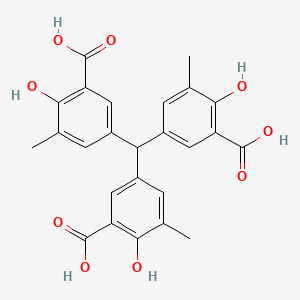 Benzoic acid, 3,3',3''-methylidynetris(6-hydroxy-5-methyl-
