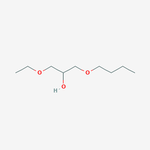 molecular formula C9H20O3 B3046779 2-Propanol, 1-butoxy-3-ethoxy- CAS No. 13021-52-8