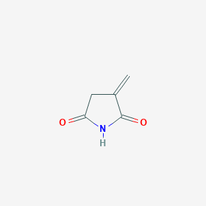 molecular formula C5H5NO2 B3046780 3-Methylidenepyrrolidine-2,5-dione CAS No. 13022-91-8