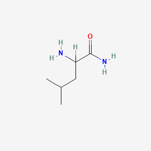 molecular formula C6H14N2O B3046803 Pentanamide, 2-amino-4-methyl- CAS No. 13079-20-4