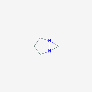 molecular formula C4H8N2 B3046812 1,5-Diazabicyclo[3.1.0]hexane CAS No. 13090-31-8