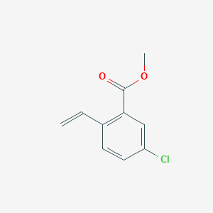 molecular formula C10H9ClO2 B3046816 Methyl 5-chloro-2-ethenylbenzoate CAS No. 131001-88-2
