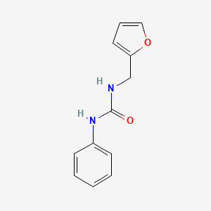 molecular formula C12H12N2O2 B3046838 1-(Furan-2-ylmethyl)-3-phenylurea CAS No. 13114-70-0