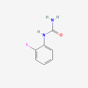 molecular formula C7H7IN2O B3046839 Urea, (2-iodophenyl)- CAS No. 13114-93-7