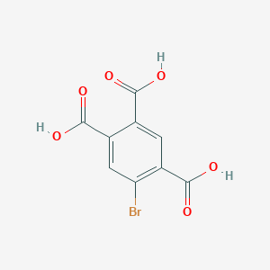 molecular formula C9H5BrO6 B3046844 5-Bromobenzene-1,2,4-tricarboxylic acid CAS No. 13124-84-0