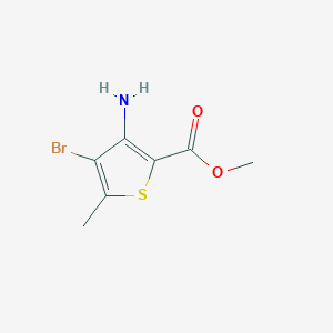 Methyl 3-amino-4-bromo-5-methylthiophene-2-carboxylate